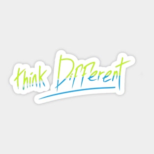 Think different Sticker